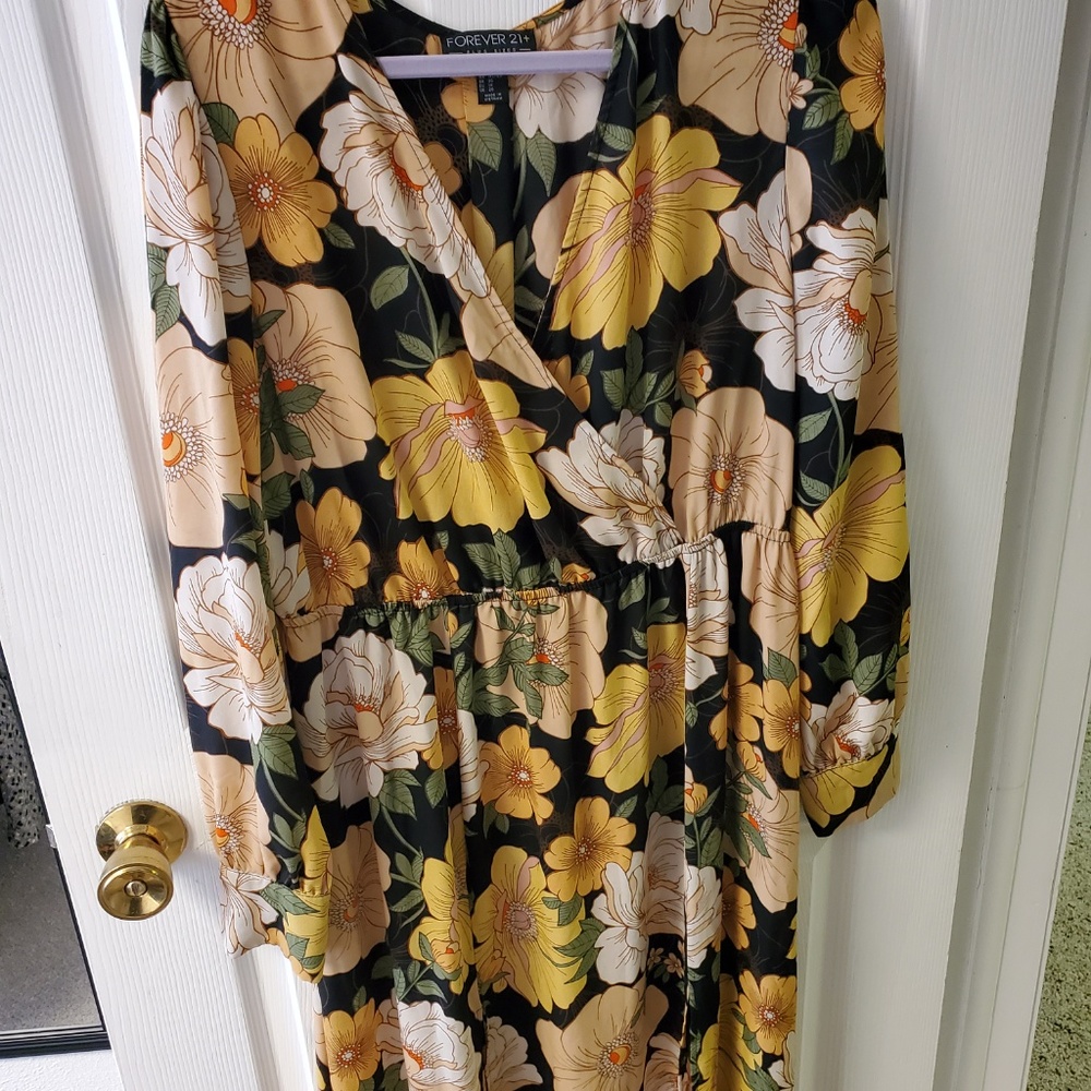 Forever 21 floral maxi dress